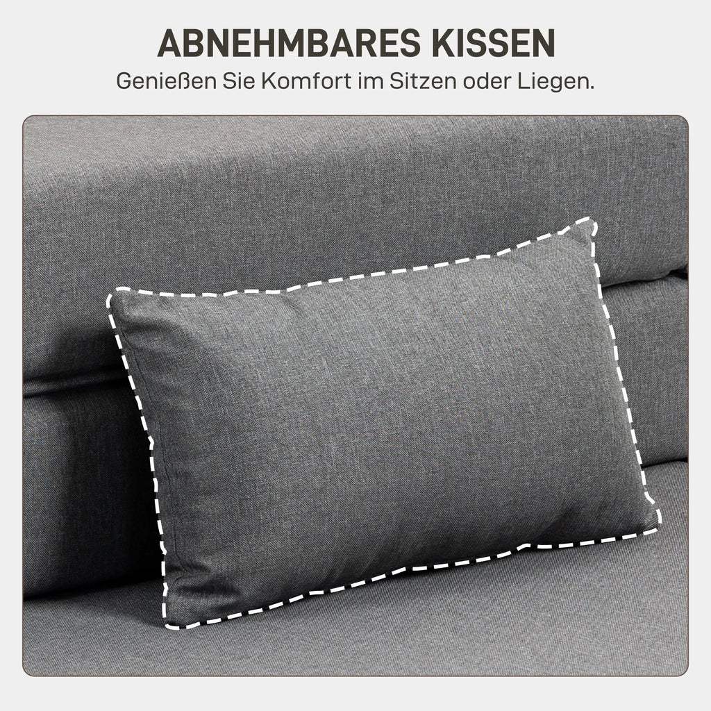 Transformuojama grindų sofa Nemo 80x80 cm, pilka