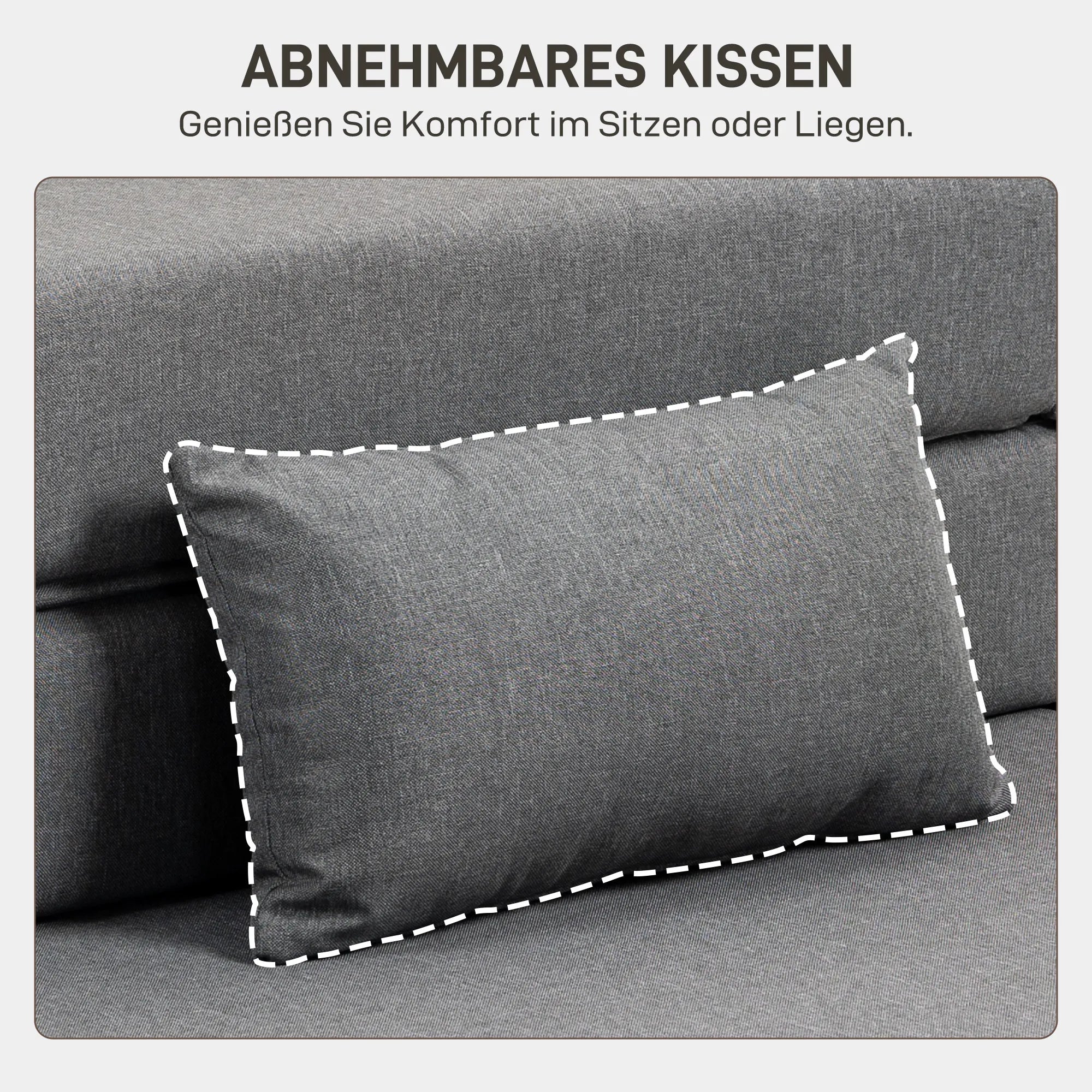 Transformuojama grindų sofa Nemo 80x80 cm, pilka
