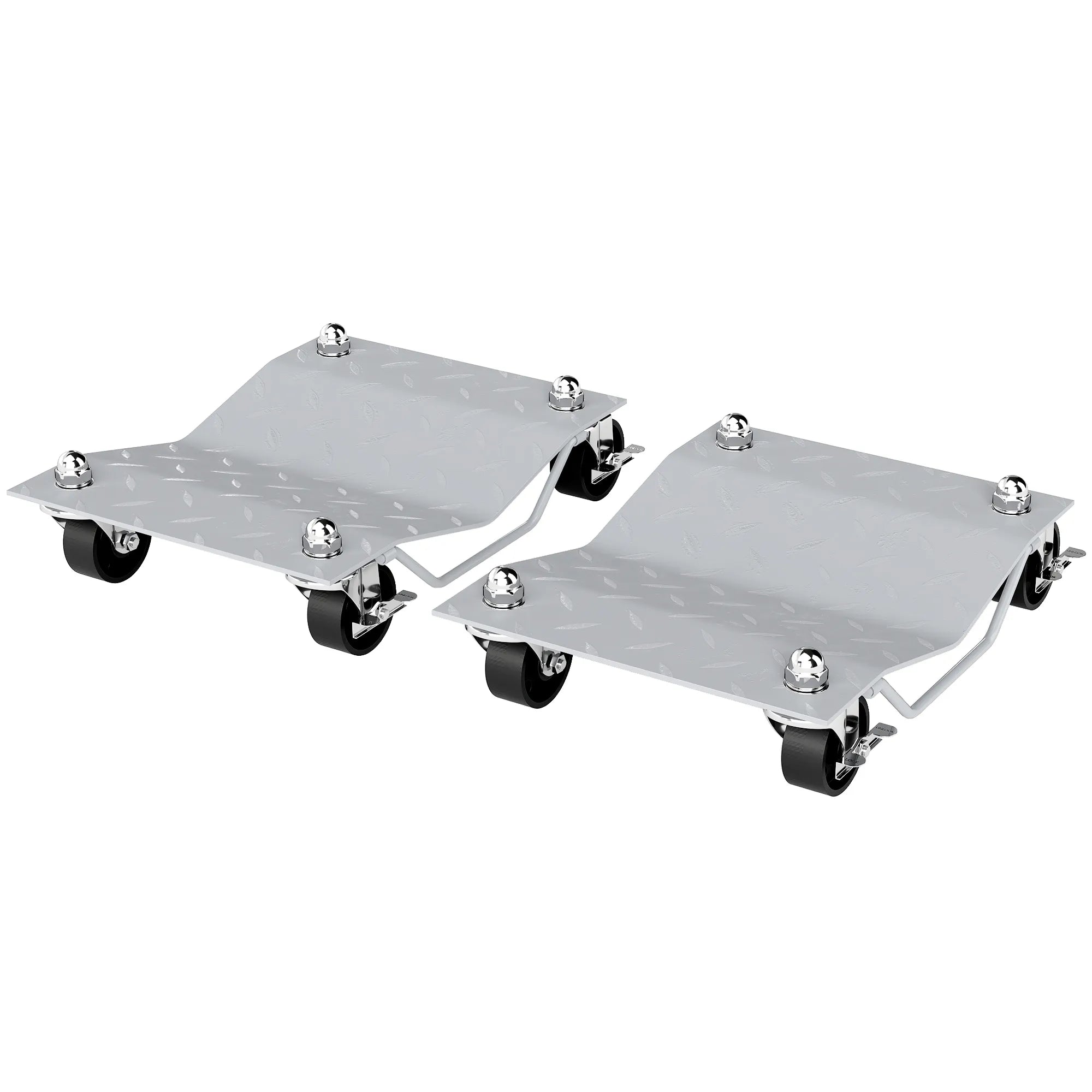 Transportavimo vežimėlis automobiliui DURHAND, iki 680 kg, 2 vnt., pilkas