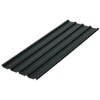 Trapecinė skarda 129x45 cm, 12 vnt., tamsiai pilka