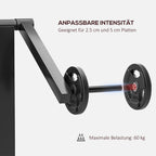 Treniruočių suoliukas bicepsams ir tricepsams, reguliuojamas, juodas