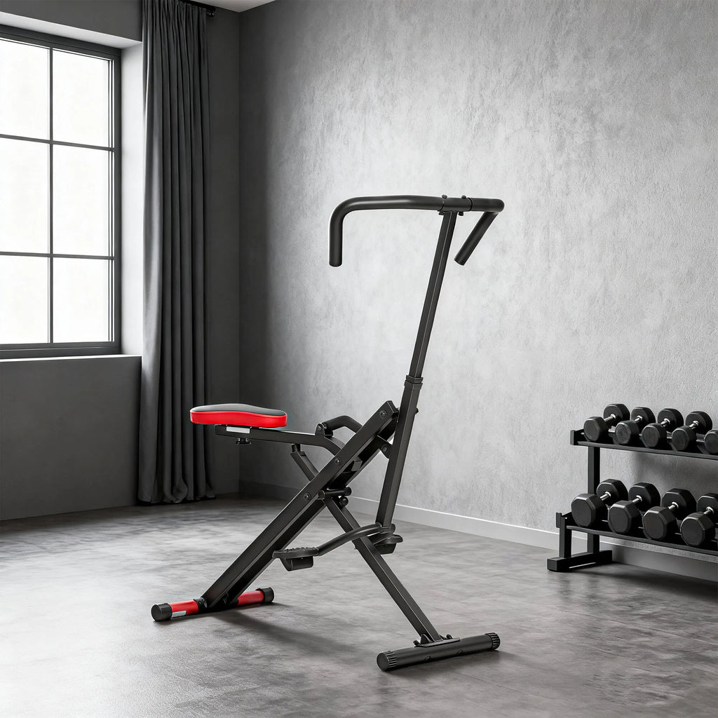 Treniruoklis visam kūnui, reguluojamas, iki 100 kg, raudonas
