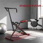 Treniruoklis visam kūnui, reguluojamas, iki 100 kg, raudonas