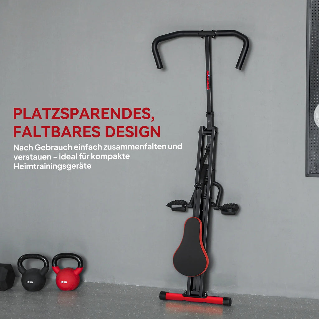 Treniruoklis visam kūnui, reguluojamas, iki 100 kg, raudonas