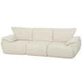 Trivietė sofa, 260 cm, modulinė, kreminės spalvos