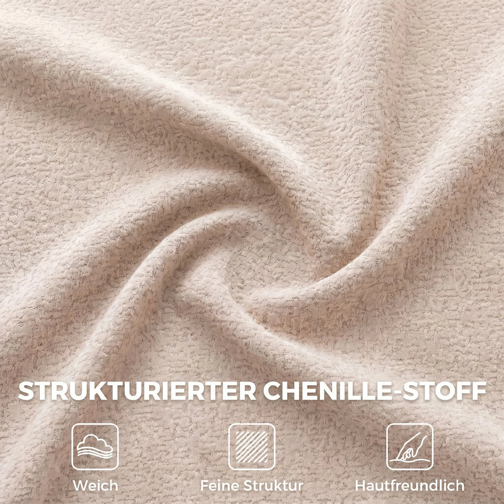 Trivietė sofa, smėlio spalvos