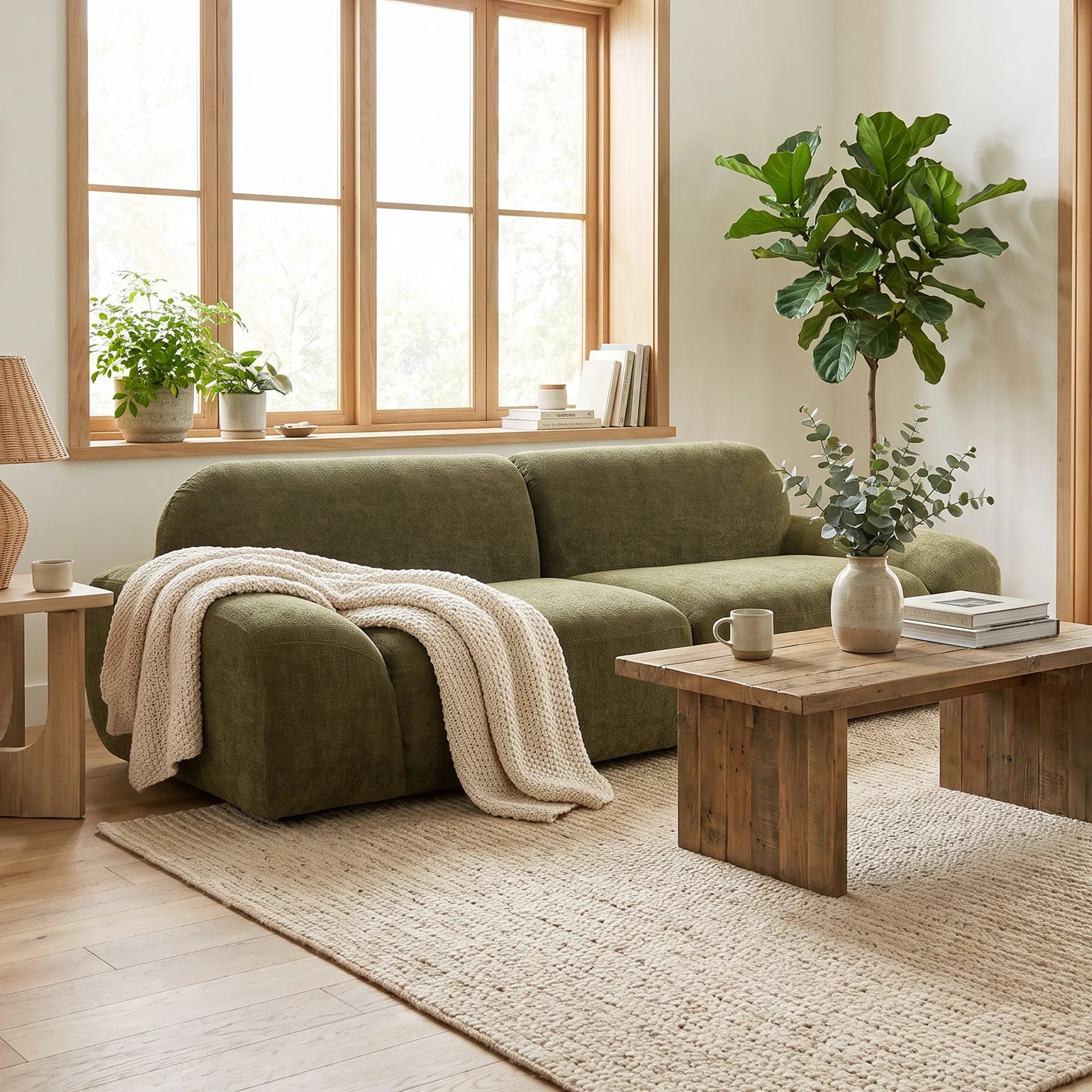 Trivietė sofa, su plačia sėdimąja dalimi, iki 360 kg, tamsiai žalia