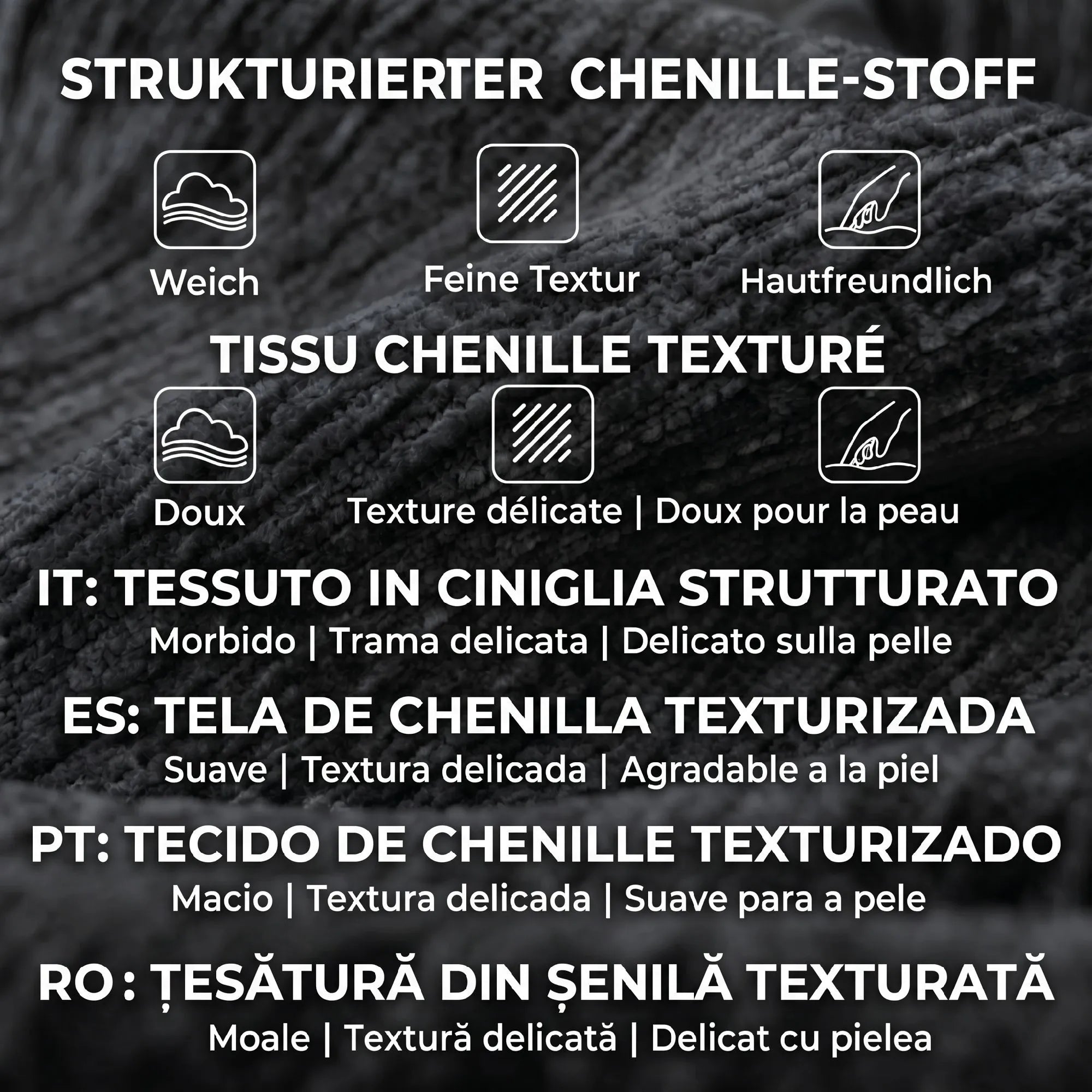 Trivietė sofa, su veliūriniu audiniu ir kišeninėmis spyruoklėmis, pilka