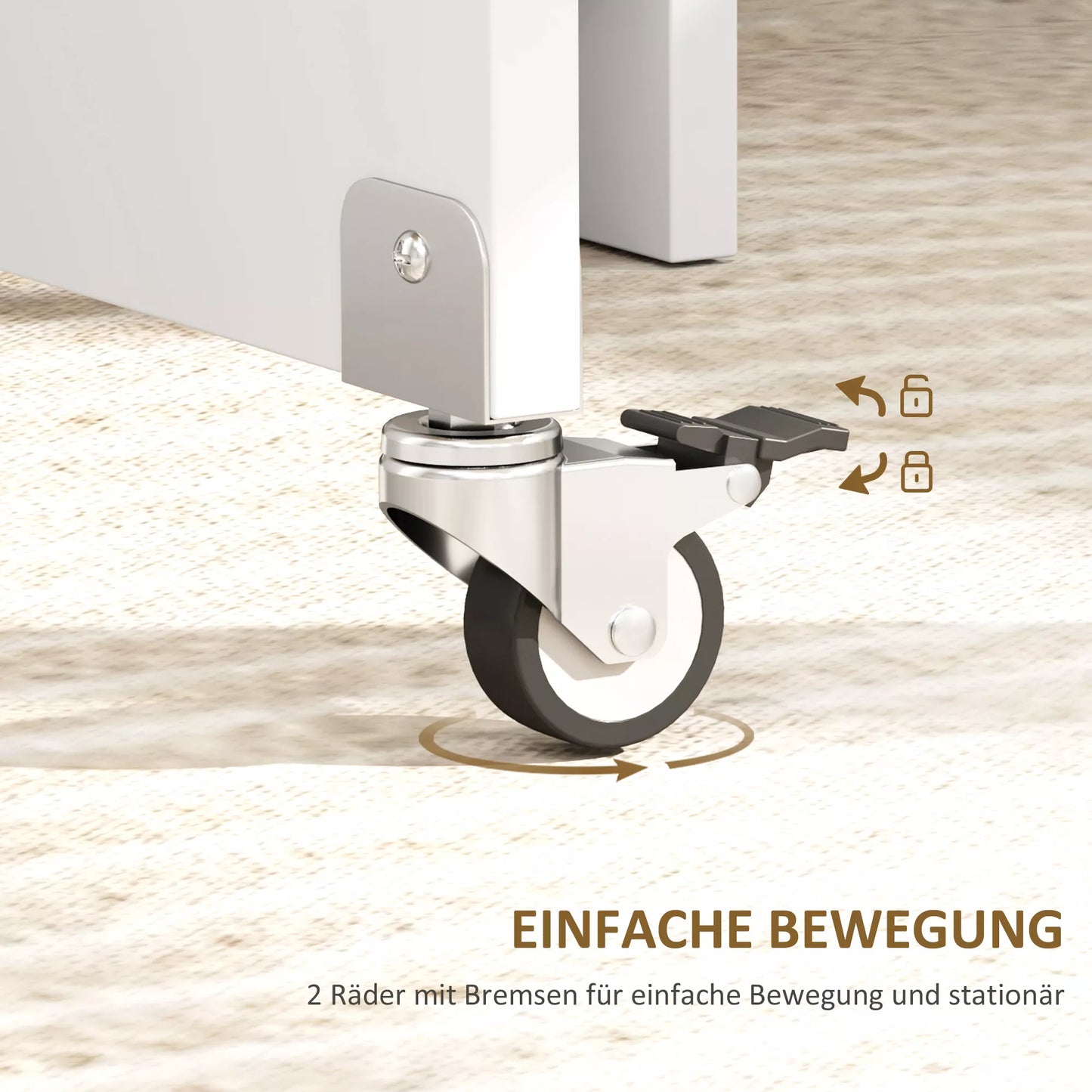 Sulankstomas valgomojo stalas 2-4 asmenims, sulankstomas virtuvės stalas su daiktadėže, prailginamas stalas su ratukais, baltas