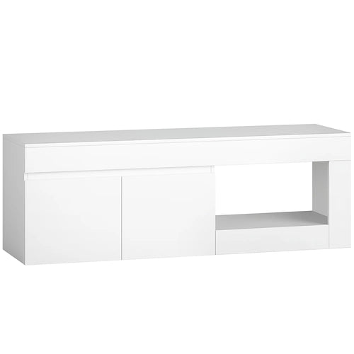 TV spintelė, 140 × 40 × 48 cm, balta