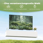 TV spintelė, pakabinama, 180 cm, balta
