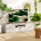 TV staliukas su stalčiumi, 160 cm, natūralios medienos spalvos
