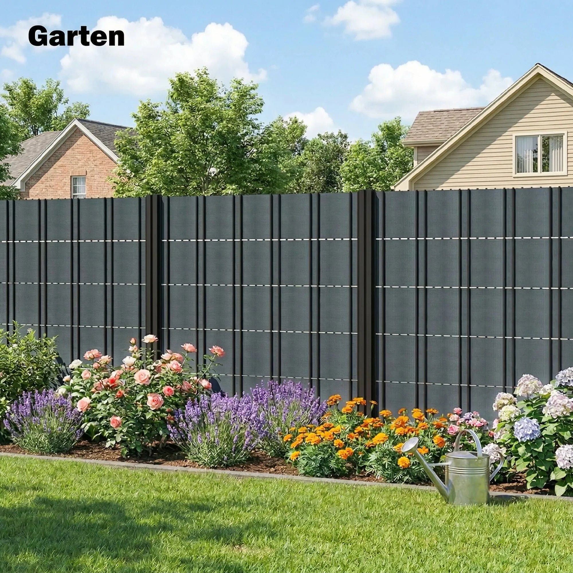 Tvoros juosta 35 m x 19 cm plastikinė atspari UV spinduliams pilka 4 vnt