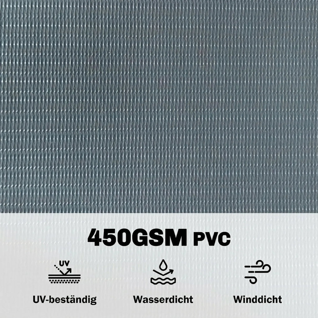 Tvoros juosta 35 m x 19 cm plastikinė atspari UV spinduliams pilka 4 vnt