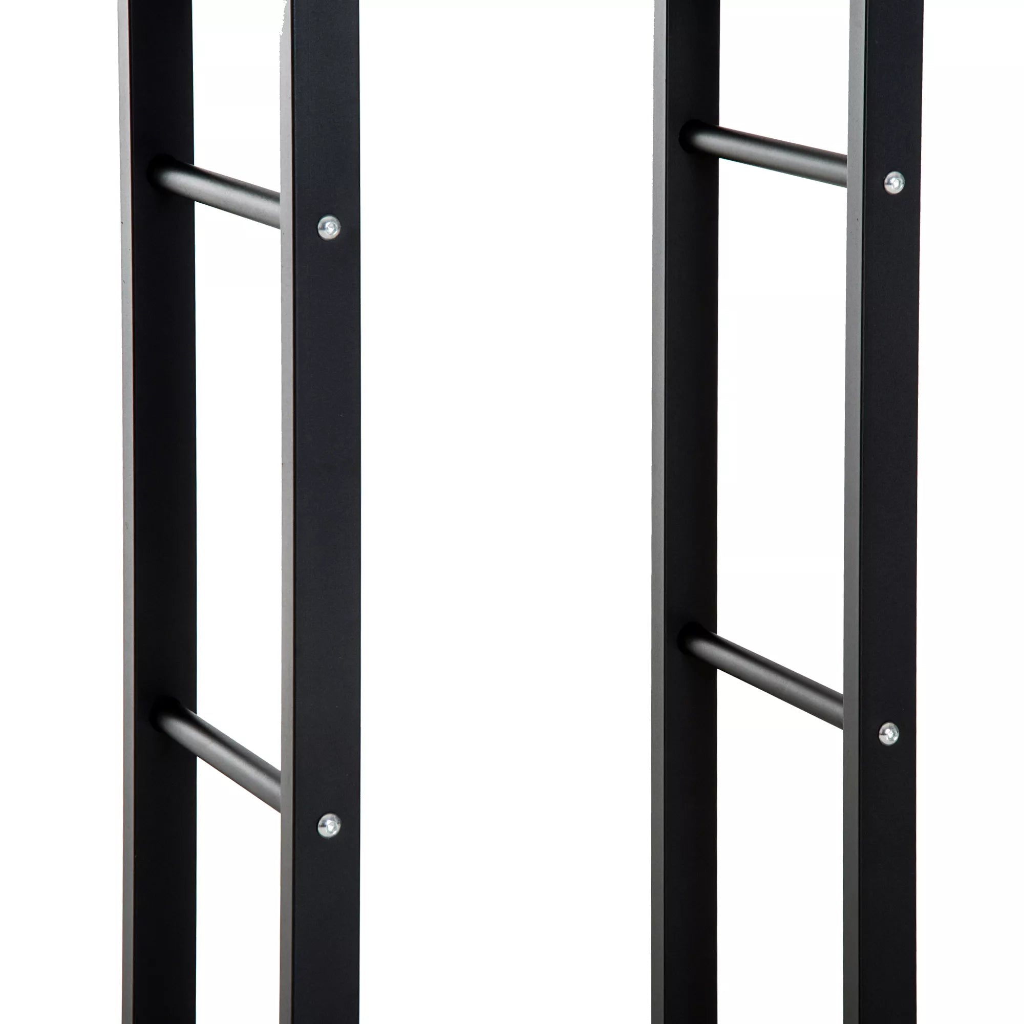 Metalinė malkų lentynėlė 60 x 25 x 100 cm Malkų lentynėlė Stiprinimo pagalba Plieninis rėmas iki 100 kg Malkų laikymo vieta Lauko medinė lentynėlė Malkų lentynėlė sodui Terasai Lauko Juoda