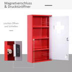 Schema su magnetiniu spintelės užraktu