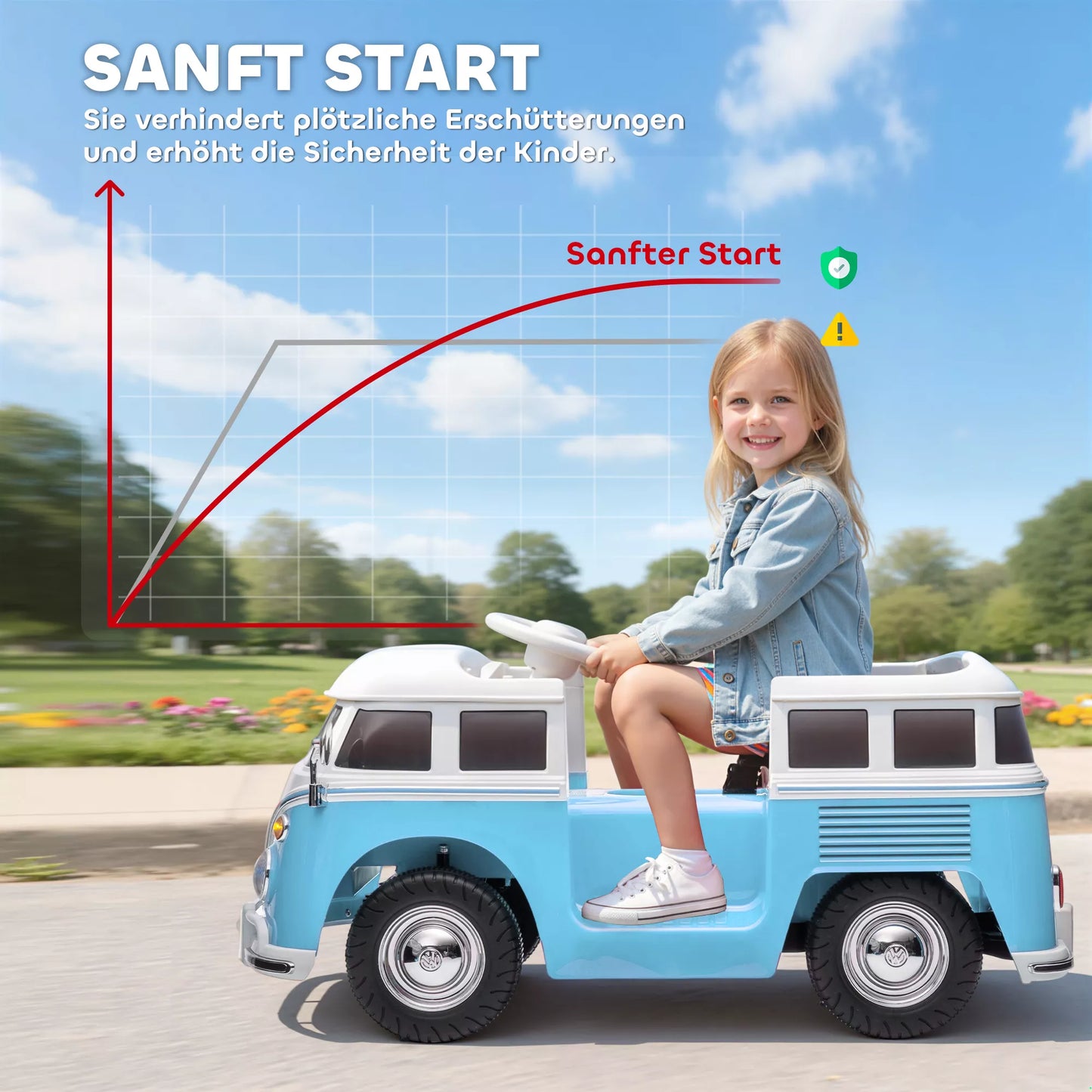 Elektrinis vaikiškas automobilis, 12V vaikiškas transporto priemonė su MP3, dvigubu varikliu, elektrinė transporto priemonė su garso signalu, švelnus paleidimas, 89x49x41,5 cm, mėlynas