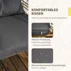 Bistro kėdės tamsiai pilkos pagalvėlės detalė