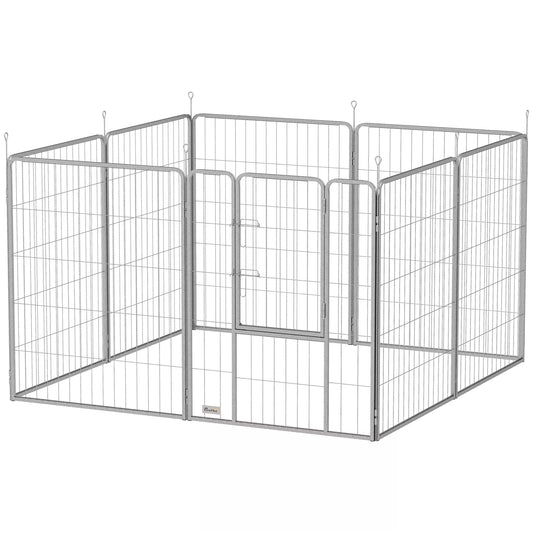 Naminių gyvūnų aptvaras, šunų tvora, naminių gyvūnų žaidimų aikštelė, lanksčiai pritaikoma, nerūdijantis plienas