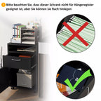 Konteinerio informacinė grafika apie dokumentų laikymą