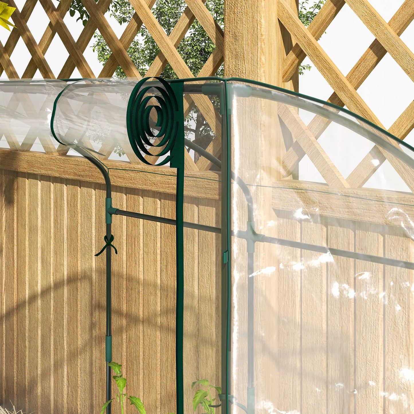 Šiltnamis su durimis, išlenktu stogu, atsparus žiemai, plėvelinis šiltnamis iš plieno, šiltnamis 128 x 70 x 170 cm, skaidrus