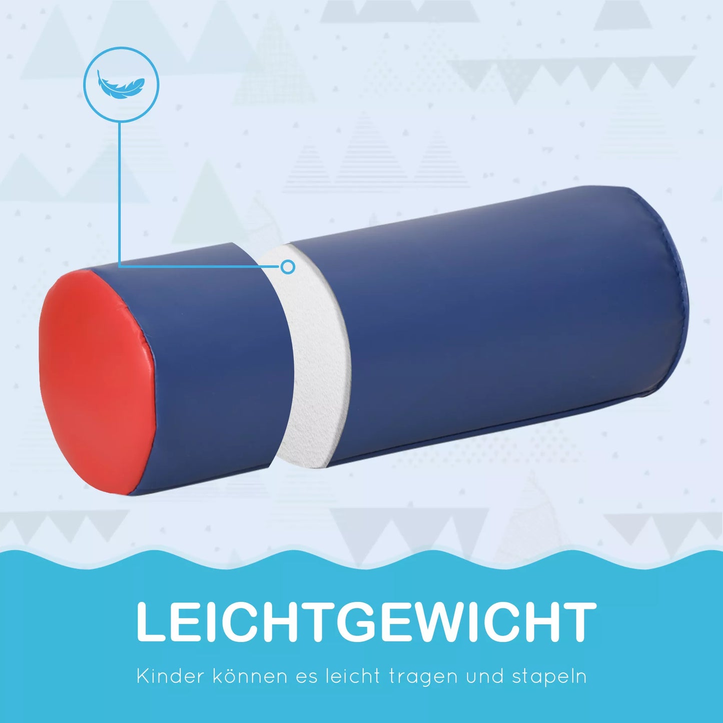 Minkšti blokeliai, 7 vnt. rinkinys, saugi medžiaga, minkšti ir lengvai prižiūrimi, putplastis, spalvingi