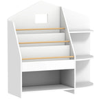 Vaikiška lentyna Montessori 80x30x79,7 cm, 3–8 metų vaikams, balta