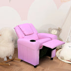 Vaikiška sofa su atlošama nugarėle 3–6 metų vaikams, rožinė