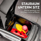 Vaikiškas automobilis-stumdukas, policijos, su muzika ir šviesomis, 18–36 mėn., juodas