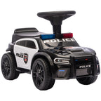 Vaikiškas automobilis-stumdukas, policijos, su muzika ir šviesomis, 18–36 mėn., juodas