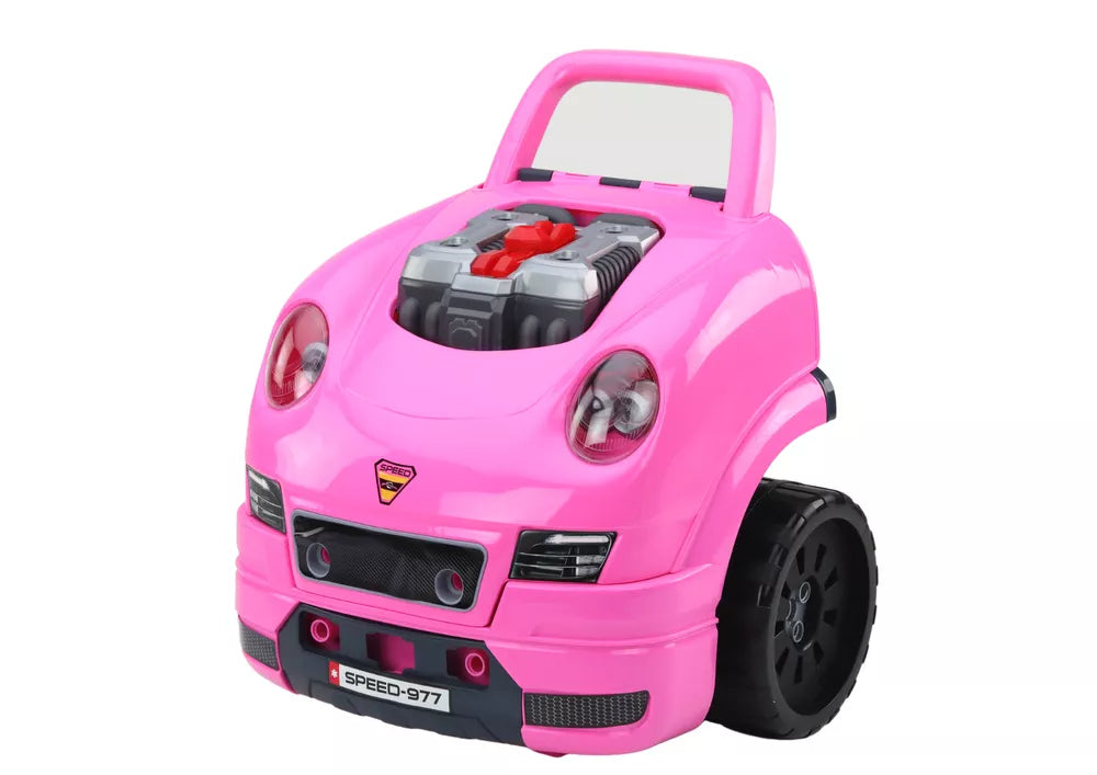 Vaikiškas automobilių remonto dirbtuvių žaislas, 40 × 43 × 34 cm