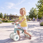 Vaikiškas balansinis dviratukas, sulankstomas, su EVA ratais, 1–2 metų vaikams, mėlynas