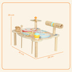 Matmenų schema: muzikos instrumentų staliukas 41x28 cm, aukštis 26 cm