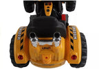Vaikiškas ekskavatorius krautuvas, 2x6V7Ah, 2 varikliai, 30 kg, oranžinis