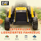 Vaikiškas elektrinis automobilis CAT, 3-6 metų vaikams, geltonas