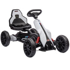 Vaikiškas elektrinis kartingas, 3–8 metų vaikams, baltas