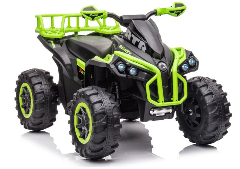 Vaikiškas elektrinis keturratis, 12 V, 2 × 45 W, 3–7 km/h