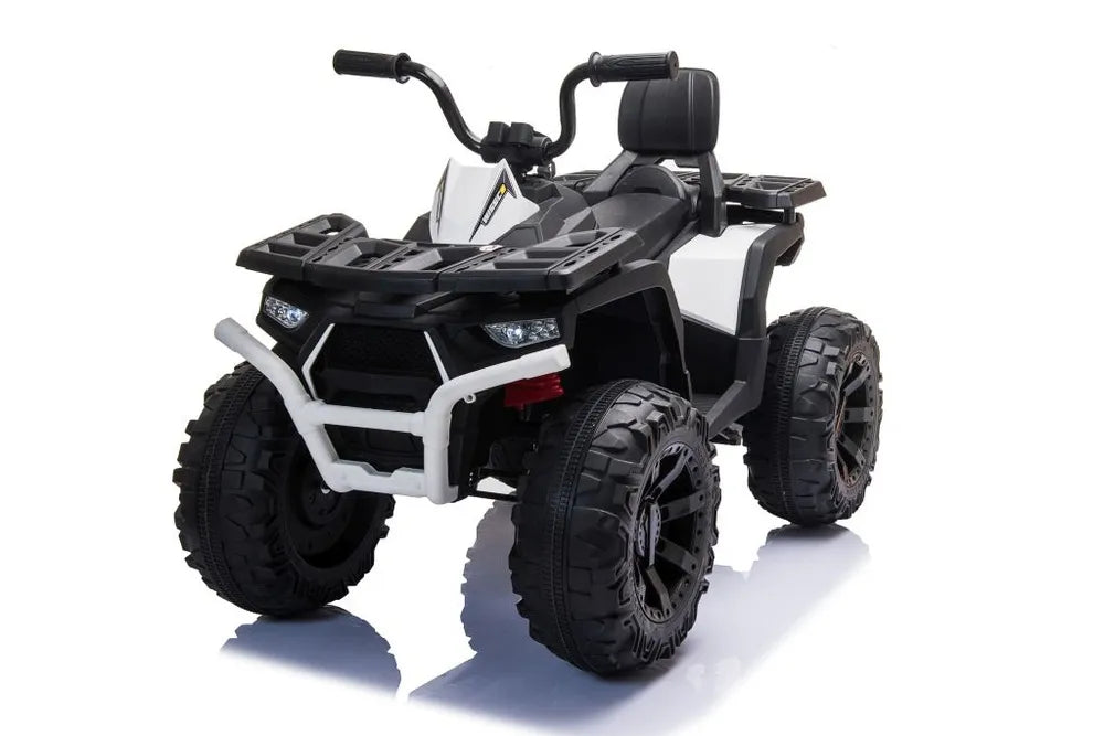 Vaikiškas elektrinis keturratis, 2 × 12 V, 2 × 200 W, 3–8 km/h