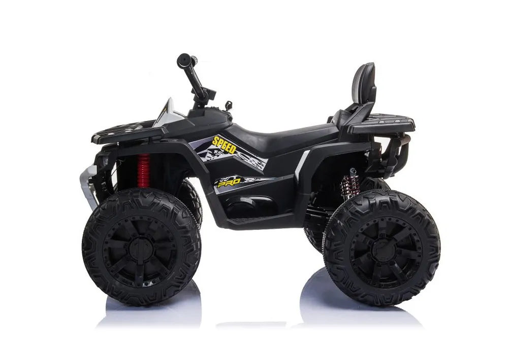 Vaikiškas elektrinis keturratis, 2 × 12 V, 2 × 200 W, 3–8 km/h
