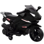 Vaikiškas elektrinis motociklas, 18–36 mėn. vaikams, juodas
