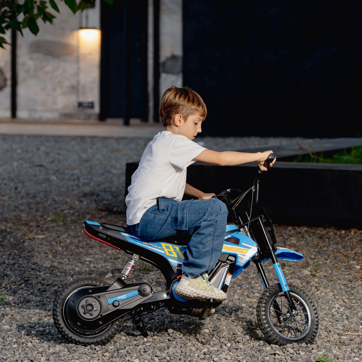 Vaikiškas elektrinis motociklas, 24 V, 250 W, iki 16 km/h