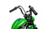 Vaikiškas elektrinis motociklas, 2x18V, nuo 6 metų, baltas