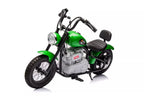 Vaikiškas elektrinis motociklas, 2x18V, nuo 6 metų, baltas