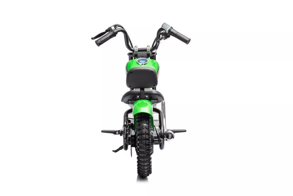 Vaikiškas elektrinis motociklas, 2x18V, nuo 6 metų, baltas