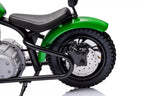 Vaikiškas elektrinis motociklas, 2x18V, nuo 6 metų, baltas