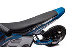 Vaikiškas elektrinis motociklas, 350W, 2x18V9Ah, 8–15 km/h, nuo 6 metų, chaki