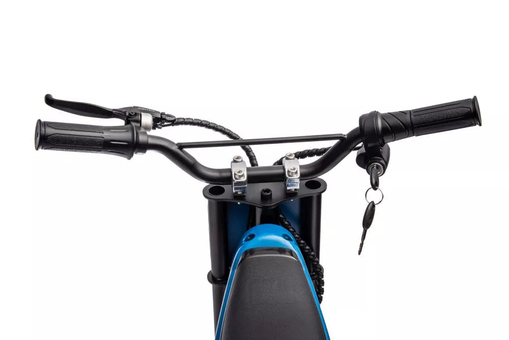 Vaikiškas elektrinis motociklas, 350W, 2x18V9Ah, 8–15 km/h, nuo 6 metų, chaki