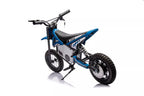 Vaikiškas elektrinis motociklas, 350W, 2x18V9Ah, 8–15 km/h, nuo 6 metų, chaki