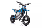 Vaikiškas elektrinis motociklas, 350W, 2x18V9Ah, 8–15 km/h, nuo 6 metų, chaki