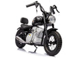 Vaikiškas elektrinis motociklas, 36 V, 350 W, juodas
